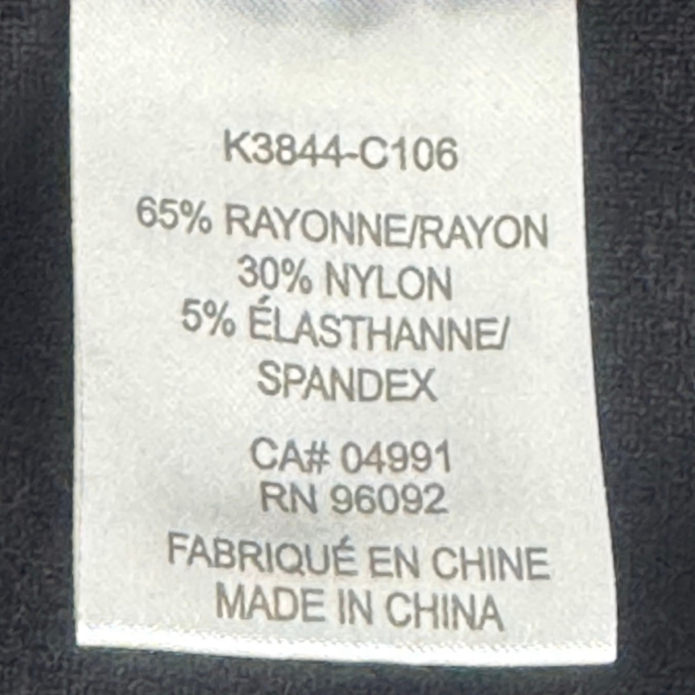 Hilary Radley for Katherine Barclay Denim Layered Black Blazer Jacket M - Picture 7 of 8